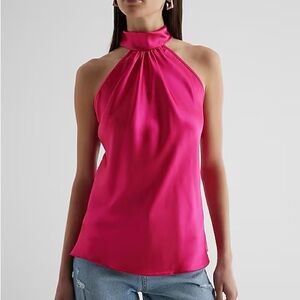 A new Day | Satin Halter Top (M)